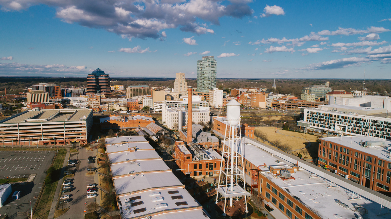 Panoramic Image of Durham, NC